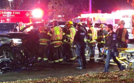 Richmond Police officer injured in crash at Henrico intersection after driver runs red light