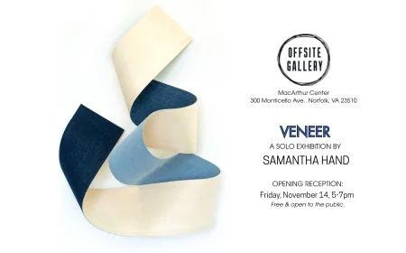 Offsite Gallery opening reception "Veneer" by Samantha Hand