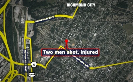 Two men injured after shooting on Rogers Street in Richmond