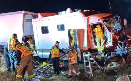 Person injured after crash involving dump truck, tractor-trailer on I-64 in Goochland