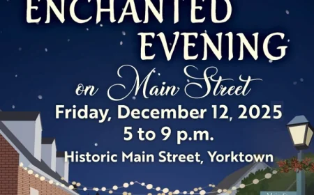 An Enchanted Evening on Main Street in Historic Yorktown – Friday, December 12, 2025