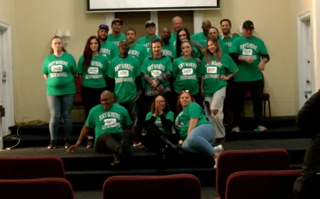 ‘Anywhere but backwards’: 17 graduate re-entry program, celebrate sobriety