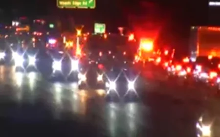 One person fighting for life after multi-vehicle crash shuts down I-95 North in Chesterfield