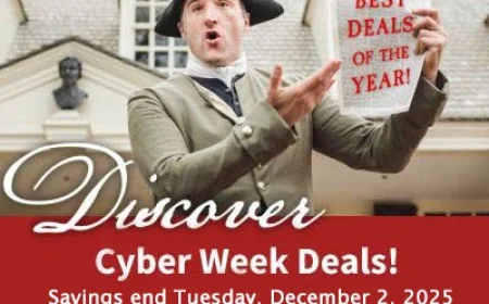 Colonial Williamsburg’s Black Friday & Cyber Monday Sale 2025