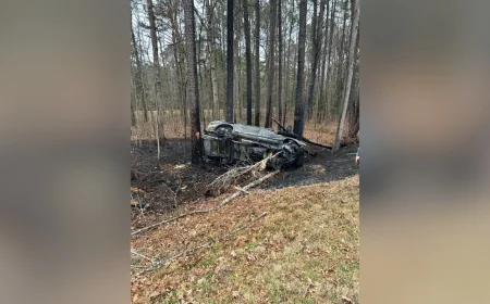 One dead, three injured after I-85 crash in Dinwiddie