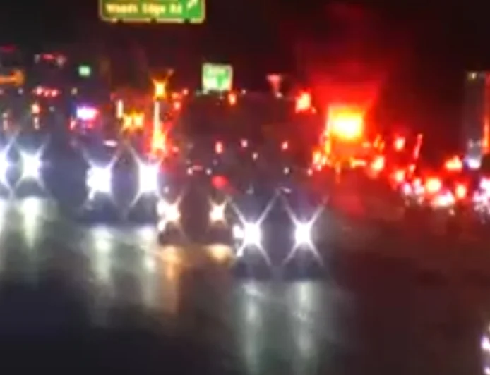 One person fighting for life after multi-vehicle crash shuts down I-95 North in Chesterfield