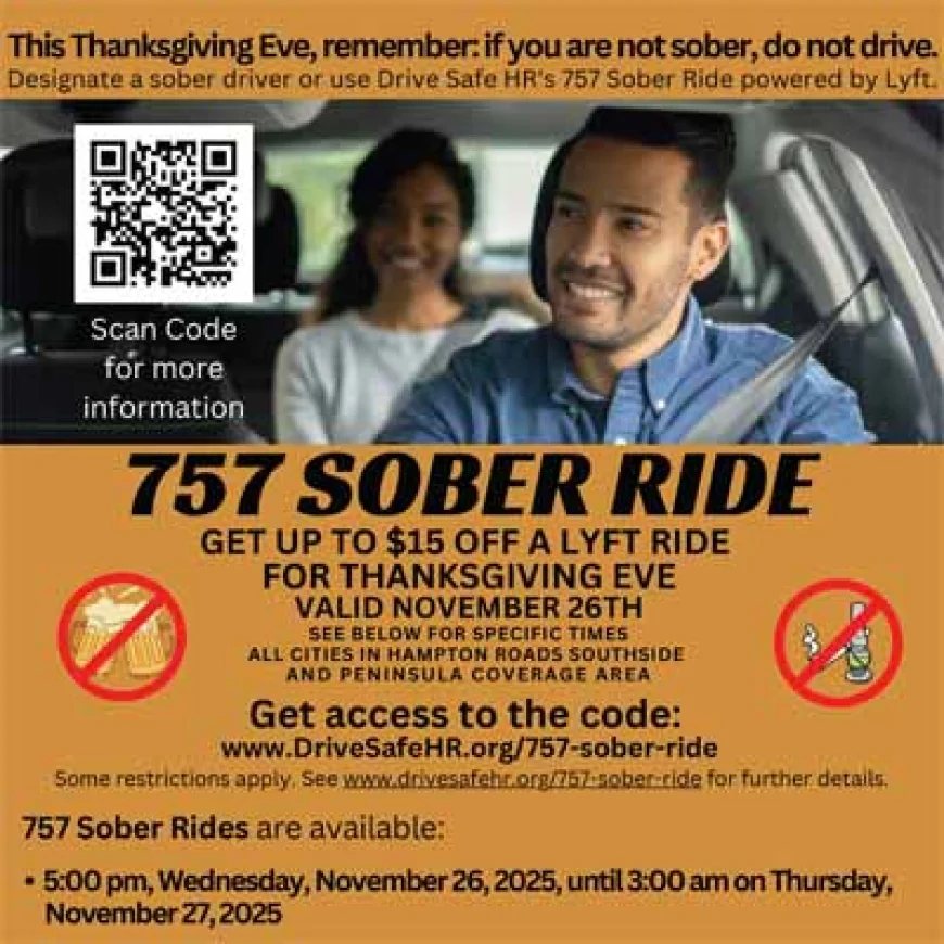 757 Sober Rides for Thanksgiving Eve
