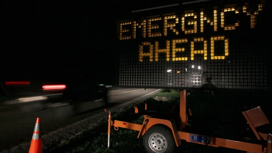 Tractor-trailer crash shuts down I-295 South in Henrico