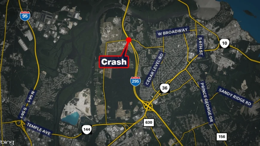 2 killed in crash with parked tractor-trailer on I-295 in Prince George County