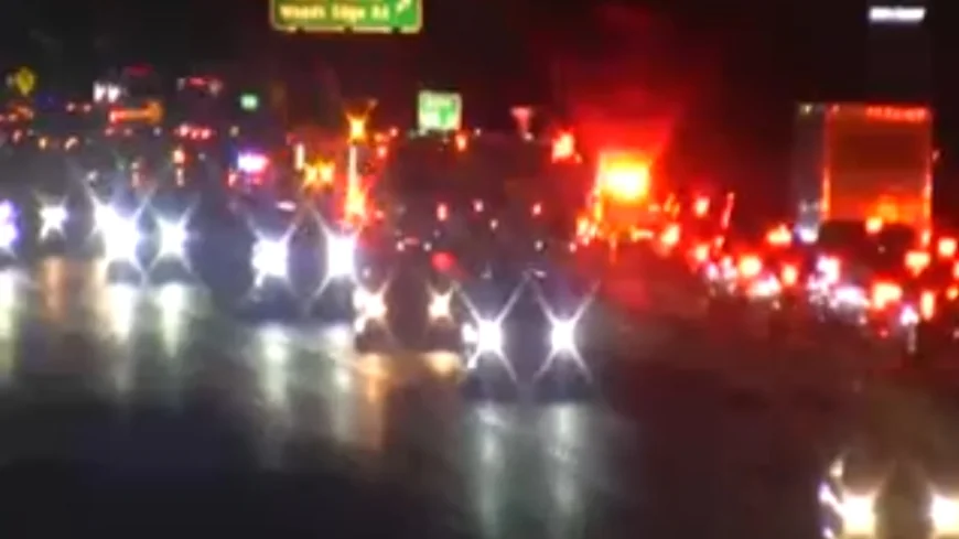 One person fighting for life after multi-vehicle crash shut down I-95 North in Chesterfield