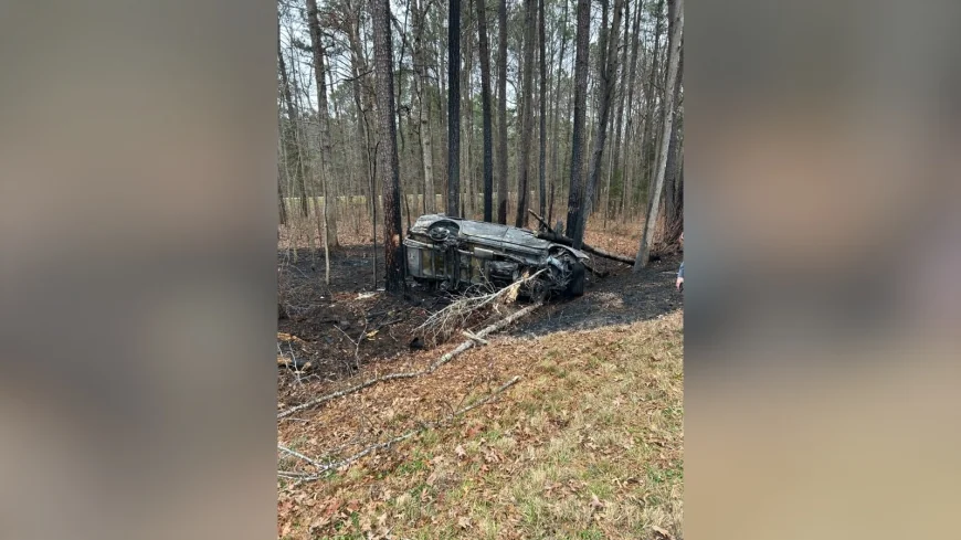 One dead, three injured after I-85 crash in Dinwiddie