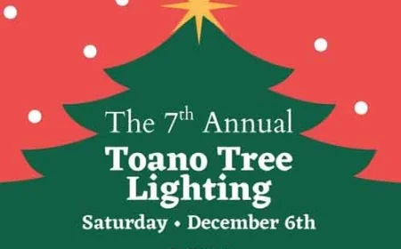 Toano Christmas Tree Lighting