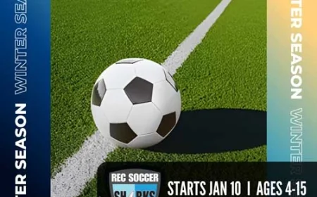 Winter Rec Soccer now registering!  Register Now