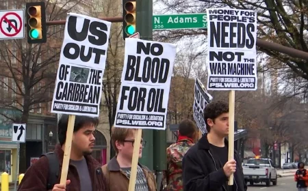 ‘Stop the U.S. war machine’: Richmonders condemn military intervention, potential escalation in Venezuela