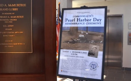 Remembrance ceremony honors lives lost during Pearl Harbor attack