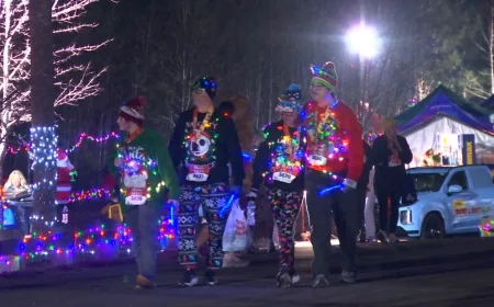 Tacky Light Run returns for another successful year in Chesterfield