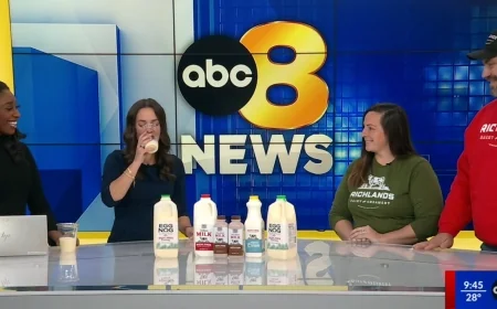 8News does an eggnog taste test with Richlands Dairy Farms
