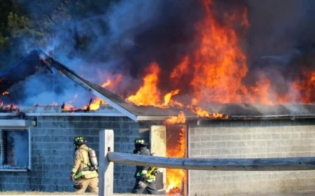 PHOTOS: Concession stand at Scott Memorial Park catches fire in Prince George, resulting in $140K in losses