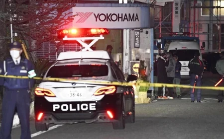 At least 15 injured in a knife and chemical attack at a factory in Japan