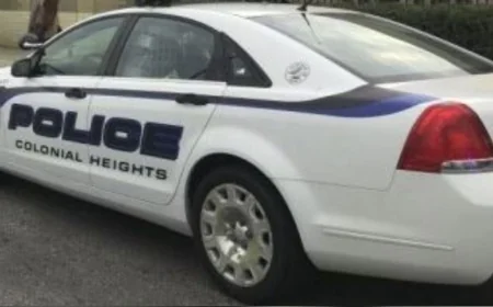 Two men arrested in Colonial Heights apartment breaking and entering, third suspect at large