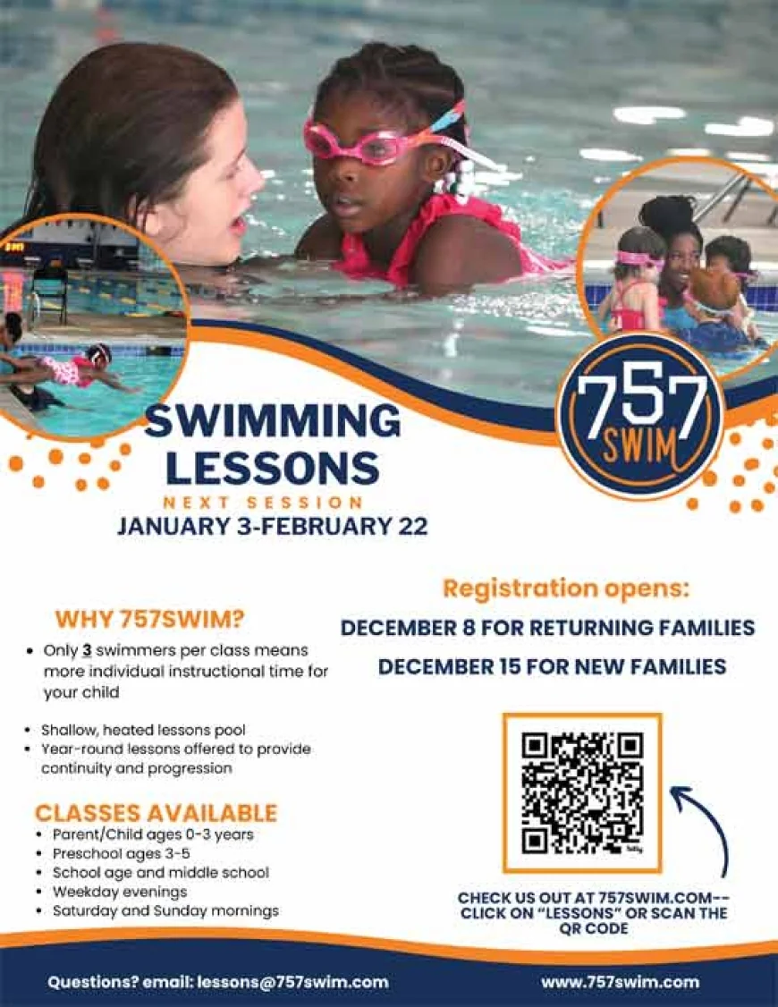 Signup for Swim Lessons at 757swim! Adaptive Swim Classes, Private Lessons, and 3-1 Swim Lessons