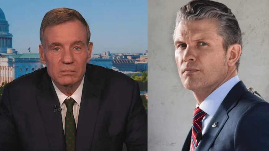 Warner renews call for Hegseth to resign