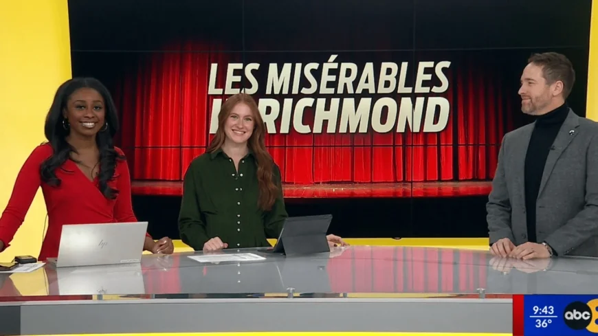 8News talks to cast member of Les Misérables, show returns to Richmond
