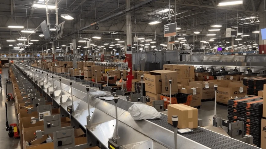 8News goes behind the scenes at a Henrico USPS processing facility during the holiday rush