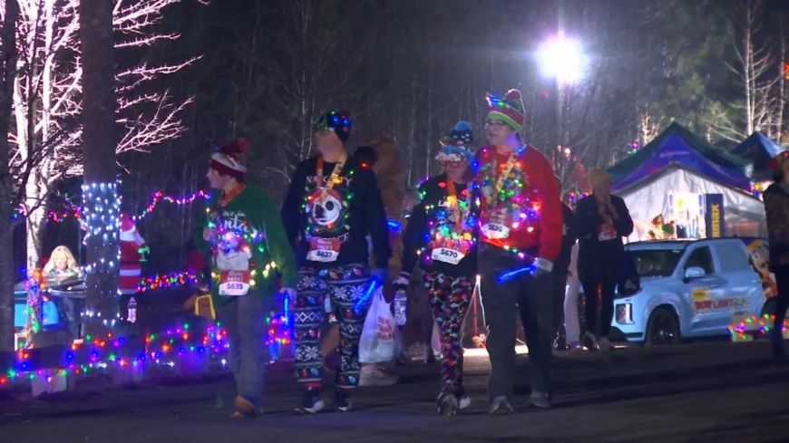 Tacky Light Run returns for another successful year in Chesterfield