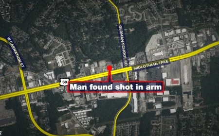 Man shot in the arm, injured on Midlothian Turnpike in Richmond’s Southside
