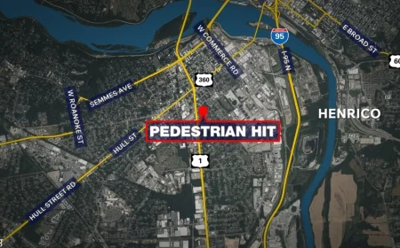 Police investigate pedestrian who was fatally struck by vehicle in Richmond