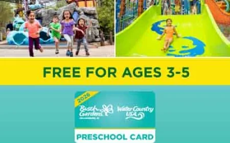 FREE Busch Gardens Williamsburg – 2 Park Preschool Pass 2026