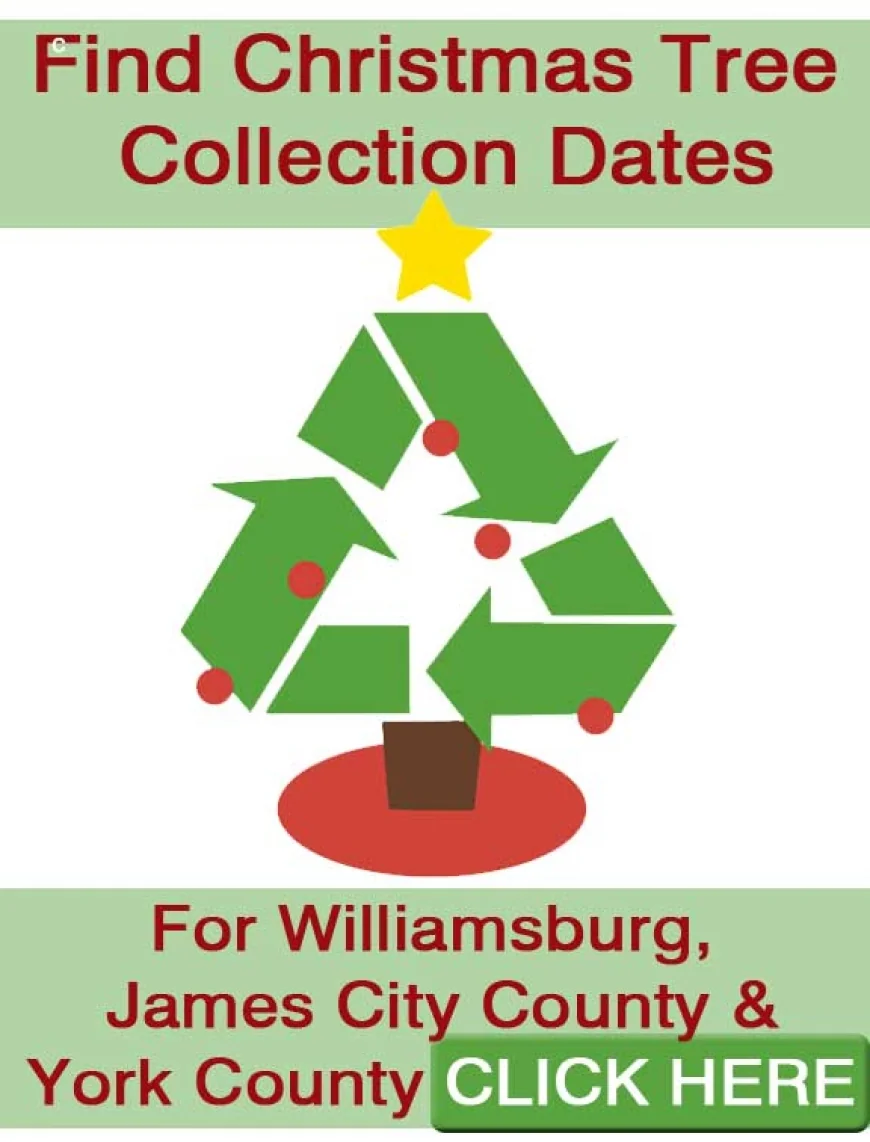 Christmas Tree Collection and Drop off – JCC, Williamsburg & Yorktown
