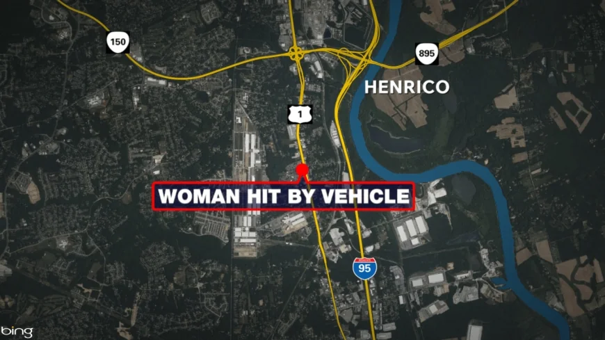 Woman fighting for life after vehicle hit her in Chesterfield