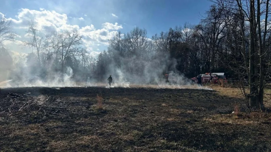 PHOTOS: Firefighters keep brush fire from spreading to Prince George homes