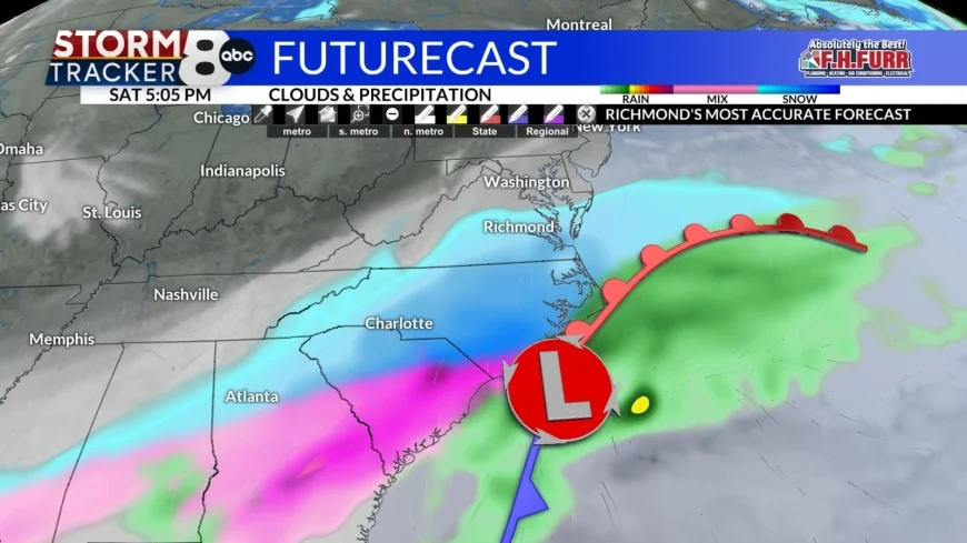 StormTracker8:  Snowstorm looking likely this weekend