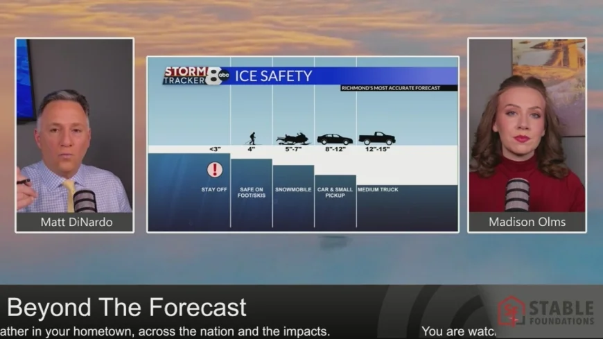 StormTracker8 Beyond the Forecast: Ice safety and possible snow
