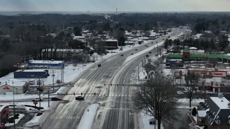Number of crashes dropping after weekend winter storm, VSP says