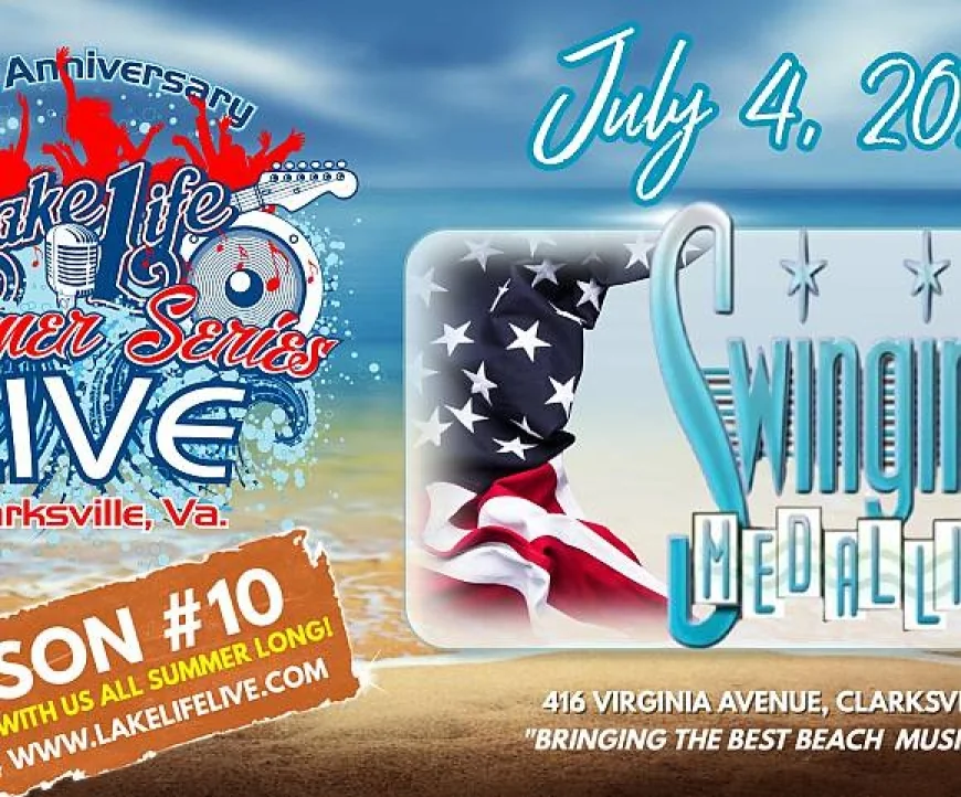 On Saturday, July 4, 2026 at 04:00 pm - LAKE LIVE SUMMER SERIES: Swingin' Medallions!