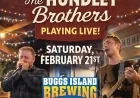 On Saturday, February 21, 2026 at 06:00 pm - BUGGS ISLAND BREWING: The Hundley Brothers Live at BIB