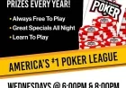 On Wednesday, February 11, 2026 at 06:00 pm - LAKE COUNTRY TAVERN: Poker Tournament