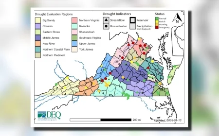 Virginia DEQ expands drought warning to 39 counties, 16 cities