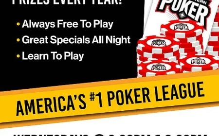 On Wednesday, April 8, 2026 at 06:00 pm - LAKE COUNTRY TAVERN: Poker Tournament