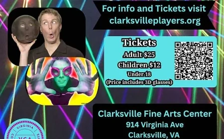 On Saturday, March 14, 2026 at 07:30 pm - COMMUNITY PLAYERS: Mark Nizer 4D Laser Show