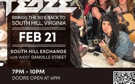 On Saturday, February 21, 2026 at 07:00 pm - SOUTH HILL CHAMBER OF COMMERCE: TËAZE Concert at South Hill Exchange