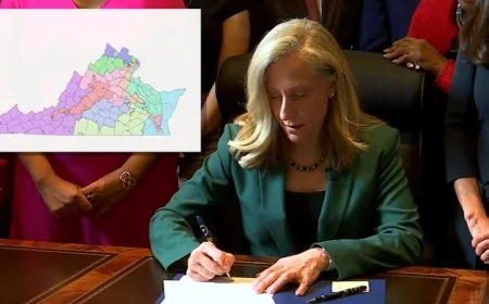 Dems’ proposed congressional map heads to Spanberger, court ruling threatens to derail redistricting