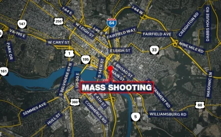2 dead, 7 injured after Shockoe Bottom shooting in Richmond