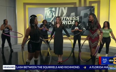 8News tries hip-hop hula hooping for the first time