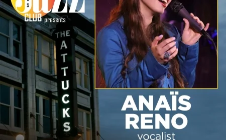 Attucks Jazz Club: Anaïs Reno, vocalist