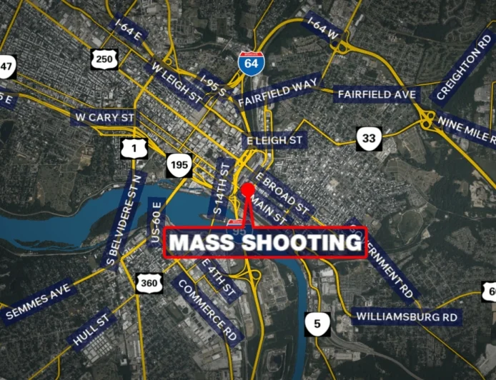 2 dead, 7 injured after Shockoe Bottom shooting in Richmond